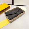 Designer Purses Mens Wallets Women Men Luxury Brand Cardholder Fashion Long Coin Pocket V Card Holders Woman Cowhide Wallet With Box AA2