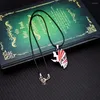 Collares colgantes Collar de lejía para mujeres Hombres Kurosaki Ichigo Metal Anime Cadenas de joyería Gargantilla Collares Charm