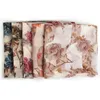 Sjaals Vrouwen Bloemen Print Hoofdband Sjaal Vierkante Dame Mode Moslim Hijab Elegante Halsdoek Ontwerp Sjaal Wraps Haarbandana