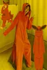 Men039s dressuits anime kurama dziewięć ogonowych piżamowych kostium cosplay dla dorosłych Jumpsuits Flannel domu unisex Nightgown Sui5035912