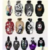 Herrtröjor tröjor The Nightmare Before Christmas Hoodie 3D Print Cosplay Sally Jack Skellington Santa Zipper Jacket DH8J5