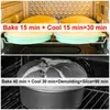 Backformen, 10,2 cm, Schicht-Backformen, Silikon-Kuchenform, rund, Herz, Dessert, schneidfrei, Kuchenform, Muffin-Werkzeuge