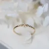 Cluster Rings Yellow Gold Color Diamond For Women 925 Silver Fine Wedding Bands Gemstone Engagement Jewelry Luxury Cocktail