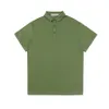 Męskie koszule męskie TES Fashion Klasyczne kolorowe lapy krótkie rękawy oraz haft biznesowy swobodny oddychający t-shirts