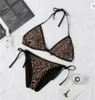 Designer dames bikiniset met effen kleur en lage taille - sexy strandbadkleding