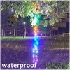 Led Strings Meteor Shower Rain Lights Outdoor Christmas Decoration Firecracker String Light Snow Falling Raindrop Icicle Fairy Drop Dh6Pd