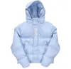 Mode Trapstar London avkodade hooded puffer 2.0 Gradientjacka män broderade termiska hoodie män kvinnor vinterrock toppar y2