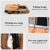 Köpek Giyim Pet Out Çanta Kedi Taşınabilir Büyük Kapasiteli Sırt Çantası Yansıtıcı Banyo