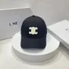 Luxe designer hoed vrouwen geborduurd honkbal pet vrije tijd reisvisor mannelijke honkbal pet buitenheren capbrief geborduurde katoenen hoeden voor mannen