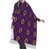 Foulards Femme Grand Motif Multicolore Dans Le Style Arabe De Luxe Polyvalent Femmes Hiver Épais Chaud Gland Châle Wrap Écharpe