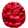 Collane con ciondolo Taiwan Cinabro Rosso Immediatamente realizzato una collana di giada della fortuna