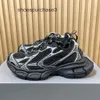 Designer Balencigs Fashion Casual Shoes Roller Skates 2024 Spring New 9th Generation Leather Mesh Breattable Lace Up Thick Sole Casual Sports 3xl Dad Shoes Wiep