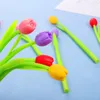 1 Stück Lytwtw's süßer kreativer weicher Tulpen-Gelstift für Büro, Schulbedarf, Schreibwaren, süß, hübsch, lustig