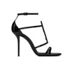 Med lådor pumpar kvinnor lyxiga klänningskor designer höga klackar sexig stil trippel svart mocka läder lady lux sandaler stiletto kontor gummi loafers