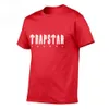 Haute qualité hommes t-shirts trapstar chemise designer t-shirts imprimer lettre de luxe noir et blanc gris arc-en-ciel couleur sport d'été haut à manches courtes