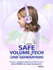 Fones de ouvido iClever Kids Cat Ear, luz LED, volume seguro de 85dBA, som estéreo Fones de ouvido infantis para escola de viagens, dobrável de 3,5 mm com fio para tablets iPad