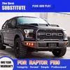 Front Lamp For Ford F150 Raptor LED Headlight 15-20 Daytime Running Light Turn Signal High Beam Angel Eye Projector Headlights