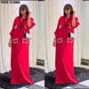 Roupas étnicas Elastic Africano Split Vestidos para Mulheres 2024 Tradicional Nigéria Broche Broche Caftan Vestido Abaya Musulman Robe Femme Roupas