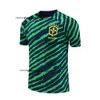 2023 Brasil VINI JR.Camisa de futebol Brasil Mangas Curtas Treino Terno 23/24 Nova Seleção Brasileira G.JESUS P.COUTINHO Uniforme de Futebol Moletom