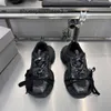 Дизайнер Balencigs Модная повседневная обувь Роликовые коньки 2024 Top Edition New Paris 3X1 Dad Shoes Толстая подошва на шнуровке Спортивная мужская женская повседневная обувь для старых пар PI0H