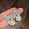 Earrings New Exquisite Sterling Silver Micro Baroque Pearl Jewelry Set Female Elegant Wedding Bridal Ring Earring Necklace 230831