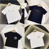 New child T shirts Colored letter logo boys top Size 90-150 CM designer baby clothes girl Short Sleeve summer cotton kids tees 24Feb20