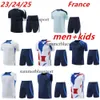 2023 2024 2025 Benzema Mbappe Occer Jerey Trackuit Hort Leeve Griezmann Fransız Giroud Donanımı Maillot de Futbol Eğitimi UIT Portwear Tirt