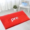 Grand tapis de bain antidérapant en Pvc, doux, pour salle de bain, Massage, ventouse, antidérapant, noir, rouge, pour baignoire K