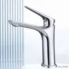 Bathroom Sink Faucets Golden Black Chrome Bathroom Sink Faucet Taps Single Lever Hot and Cold Mixer Tap Brass Wash Basin Modern Faucets Deck Mount