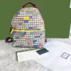 Designer Kinder Liebe Herzen Brief Gedruckt Rucksäcke Ins Kinder PU Leder Doppel Umhängetaschen Klassische Teenager Schule Casual Rucksack S1081