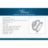 Ringe JewelryPalace 2 PCs Ehering für Frauen 925 Sterling Silber Verlobungsring AAAAA CZ Simulierte Diamant -Luxusbrautesets