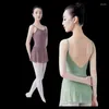 Stage Wear Ballet Dance Gauze Skirt Gymnastics Dress Female Adult Chinese Practice Clothing Sling Teacher Basic Training Clothe