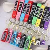 Party Favor Keychains Lanyards Prime Drink Rubber Keychain Cute Bottle Key Chains Ornament Car Bag Pendant Keyring Drop Delivery Home Dhyzr