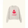 Diseñador Isabel Moda Sudadera con capucha Sudadera Estilo casual Carta caliente Cuello redondo Jersey suelto Versátil Mujeres Sudaderas con capucha de manga larga Suéter Tops Isabel Marant YNJC