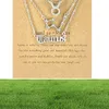 3pcs Zodiac Necklaces 12 Constellation Pendant Necklace Astrology Horoscope Old English Zodiac Sign Choker Jewelry with Message Ca2018570
