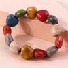 Charm Bracelets Fashion Colorful Natural Stone Handmade Beads & Bangles For Women Girls Party Birthday Jewelry Gifts