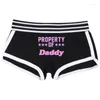 Women's Panties PROPERTY OF Star DADDY Sexy BoyShort For Women Cute Cotton Underwear Girls Comfortable Short Ladies Underpant