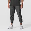 Men's Pants Mens Nylon Sport Trousers GYM Breathable Cargo Joggers Training Workout Fitness Male Running Athletic Zipper Pockets