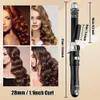 25/28/32mm Ceramic Barrel Hair Curlers Automatic Rotating Curling Iron For Hair Iron Curling Wands Waver Hair Styling Appliances 240219