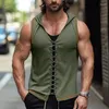 Tanques masculinos tops 2024 Primavera no verão Top Muscle Tees Camise