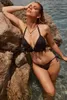 Damenbadebekleidung 2024 Neue Bikini Set Frauen Rüschen Brasilianische Hohe Taille Volant Biquini Gedruckt Maillot De Bain Sommer Bad AnzugH24220