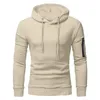 Hoodies masculinos outono inverno fino zíper com capuz moletom masculino casual xadrez acolchoado cor sólida com capuz pulôver casaco de suor 3xl