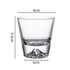 Wijnglazen Transparant Mode Wodka Bourbon Schotse Glazen Bar Kunstwerk Cadeau Whiskey Tumbler Cup