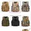 Heren Vesten Tactisch Vest Molle Combat Assat Plate Carrier Jacht Mtifunction Soldaat Drop Levering Kleding Kleding Bovenkleding