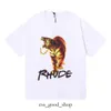 23SS Rhude Mens maglietta da uomo di alta qualità Tess Designer Casual Fashion Short Short Short Europe Uomini Donne Round Neck Tshirts US Size S-XXL 954