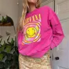 Dames Designer Hoodie Letterpatroon bedrukt Kleding gepersonaliseerde Nirvana hoodies Pullover sweatshirt met ronde hals voor dames Comfortabele losse top