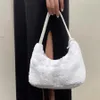 Donna Borse a tracolla pelose Borsa del progettista Borsa di lusso Hobos Pelliccia di agnello Borse da donna Borse Piccole Totes Tag Lettere ricamate Top 2024