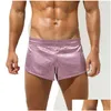 سروال y men men boxer shorts jockstrap string homme silk satin anties slip intly calzoncillos hombre penis pouch swimwear drop dh9ix