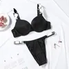 Women's Panties 2 Pieces Comfort Plus Size Lingerie Set Women Underwear Sexy Push Up Arm For