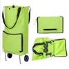 Shopping Bags Bag Large Capacity Oxford Cloth Food Organizer Tote Pouch Eco Folding Foldable Cart Tug Package